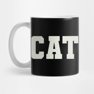 Cat Dad Word Mug